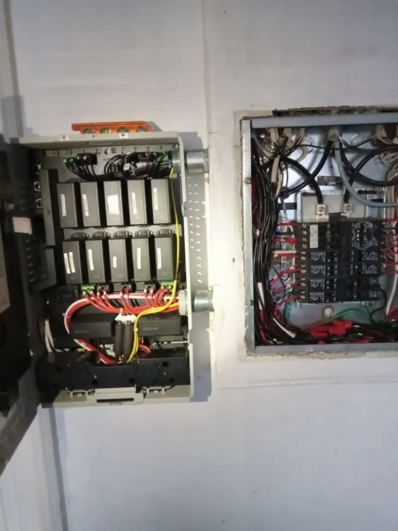 Electrical panel upgrade completed for Ring Doorbell Installation in Arcadia